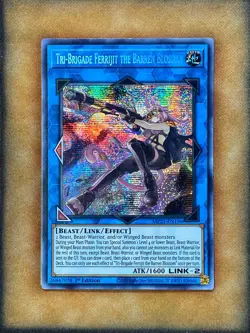 Yugioh Tri-Brigade Ferrijit the Barren Blossom MP21-EN196 Secret Rare 1st Ed NM - Image 1