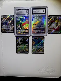 Pokemon Shiney GX/EX Lot! 6 Cards, 2 CGC Graded. 241/150 & 111/095 - Image 1