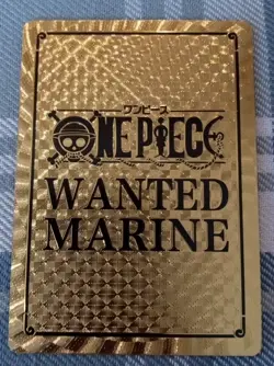 RARE FRANKY One Piece Anime 24K Gold Flake Wanted Card CCG USA SELLER - Image 3