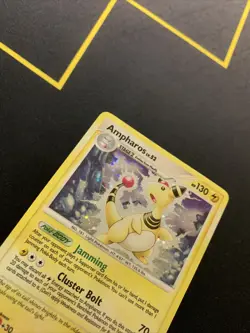 Ampharos 1/132 HOLO BLEED LP -Rare Holo Pokemon Card- Secret Wonders (q) - Image 3
