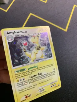 Ampharos 1/132 HOLO BLEED LP -Rare Holo Pokemon Card- Secret Wonders (q) - Image 5