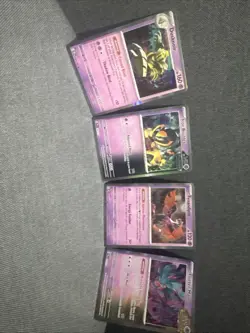 4 Pokemon Prismatic Evolutions Card Bulk Lot Holo - Image 1