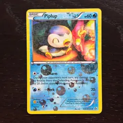Piplup RC6/RC25 Pokemon Legendary Treasures B&W Uncommon Radiant Holo Card LP/MP - Image 1
