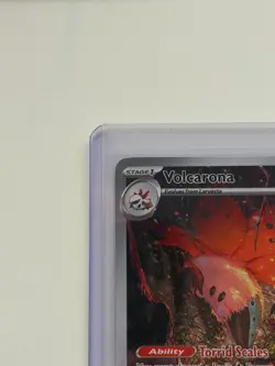 Volcarona Pokemon TCG Black Bolt Illustration Rare Card 100/086 LP - Image 3