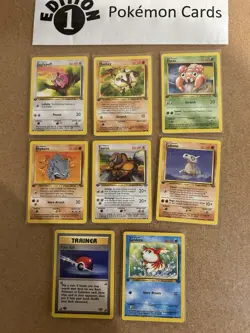 Jungle 1st Edition Pokemon Card Lot Vintage WOTC - Image 1