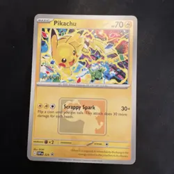 Pokemon Pikachu Card 2025 SPV225 Worlds Celebration Tournament Winner Promo - Image 1