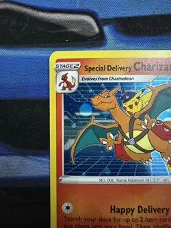 Special Delivery Charizard SWSH075 SWSH: Sword & Shield Promo Cards Holo NM+ - Image 2