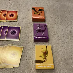 Lot of (148) 2017 Charizard Mewtwo Pikachu Battle Academy Pokemon TCG Cards VTG - Image 2