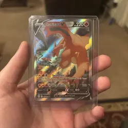 Charizard V Holo Rare Pokemon Card Sword & Shield 220 HP - Image 3