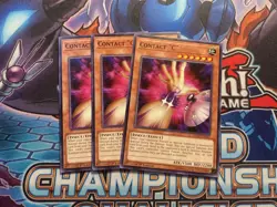 Contact “C” EXFO-EN037 1st Common NM Yugioh Card x3 - Image 1