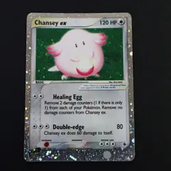 Chansey ex 96/109 Holo Rare EX Ruby & Sapphire Pokemon Card 2003 MP - Image 1