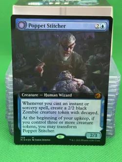 Poppet Stitcher (Extended Art) - FOIL - M Innistrad: Midnight Hunt 339 - MTG - Image 1