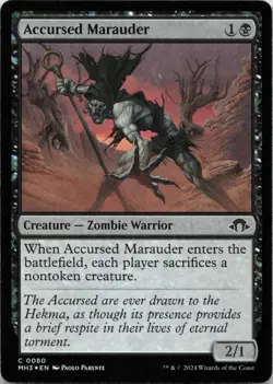 Accursed Marauder - FOIL - C Modern Horizons 3 80 - MTG - Image 1