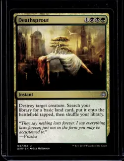 DEATHSPROUT 1x Rare Magic War of the Spark MTG NM - Image 1