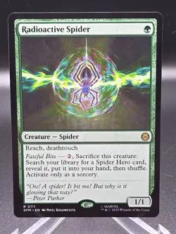 MTG Universes Beyond: Spider-man Radioactive Spider 0111 NM Rare - Image 1