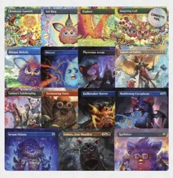 MTG x Furby Secret Lair The Ay-loh Tee-wee-lah Confetti Foil Bundle Presale - Image 2
