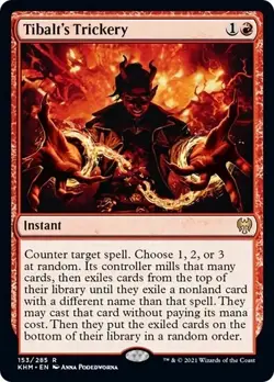 1 Tibalt's Trickery (KHM) Kaldheim - NM English - Image 1