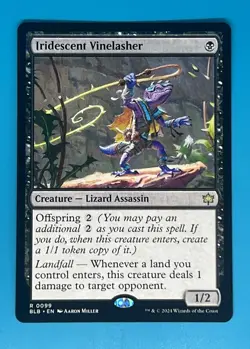 Iridescent Vinelasher (Extended Art) Bloomburrow Regular - Image 1