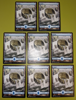 8 FULL ART Island # 258 Battle for Zendikar Magic the Gathering MTG 8 - Image 1