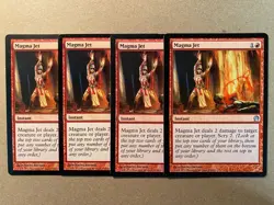 MTG 4x Magma Jet Theros Modern Magic the Gathering Card x4 NM - Image 1