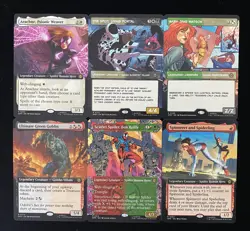 2025 Magic The Gathering MTG Marvel Spm EN Borderless #R 0229 R 0245 Lot*6 KM035 - Image 1
