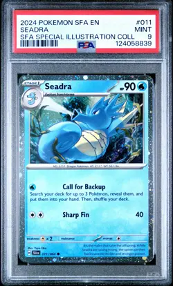 2024 POKEMON SFA EN-SHROUDED FABLE #011 SEADRA PSA 9 - Image 1