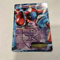 2013 Pokemon Deoxys EX BW82 Holo Black Star Promo Team Plasma - Image 1