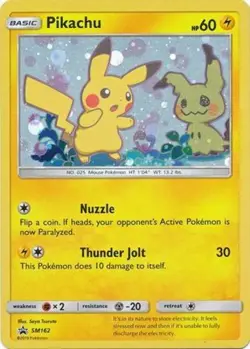 Pikachu - SM162 - Holo - SM Black Star Promos PL/MP, English Pokemon Promos - Image 1