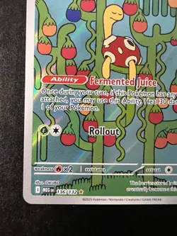 Shuckle 136/132 Me01: Mega Evolution Illustration Rare Holo Pokemon TCG NM - Image 2