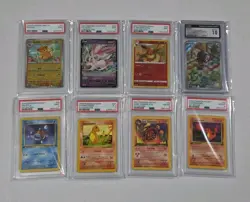 8(x) - Vintage 1st Edition And Modern Pokemon Slab Lot 🔥👀 - Image 1
