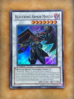 Yugioh Blackwing Armor Master DP11-EN013 Super Rare 1st Ed NM - Image 1