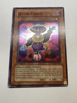 Yu-Gi-Oh! Jester Confit Super Rare 1st Edition ANPR-EN009 HP DAMAGED - Image 1