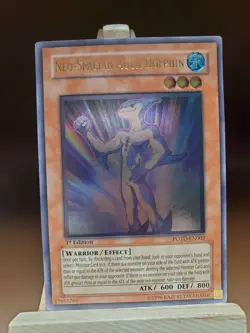 VLP YUGIOH Neo-Spacian Aqua Dolphin Ultimate Rare 1st Edition POTD-EN003 - Image 1