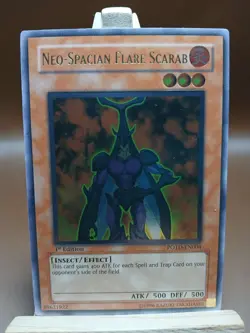 VLP Neo-Spacian Flare Scarab Ultimate POTD-EN004 Power of the Duelist 1st Ed - Image 1