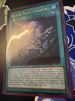 Black Rose Garden DOOD-EN055 1st Edition Ultra Rare NM Near Mint Yugioh - Image 3