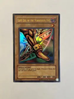 Left Leg of the Forbidden One LOB-121 The Legend of Blue Eyes White Dragon... - Image 1