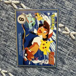 PokeTrivia Card #112 RHYDON, 1999 Burger King, Pokemon Movie Collectible Scene 8 - Image 2