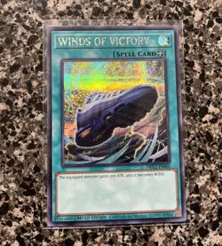 YU-GI-OH X Nike Promo Card Winds Of Victory Air Max Muscle 95 Spell Card 🚀 - Image 1