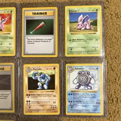 Pokemon Vintage TCG Cards Shadowless 1999 Base Set Lot (10) - Image 3