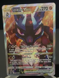 Lucario VSTAR SWSH291 SWSH: Sword & Shield Promo Card Holo NM - Image 1