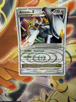 Pokemon TCG Arceus LV.X Holo Rare Card 94/99 Pokemon TCG HP - Image 1