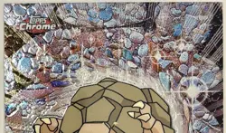 GOLEM #76, Series 1 - 2000, Topps TV Animation Edition Chrome Pokemon Card - Image 4