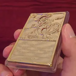 Pokemon 1999 Mewtwo 23K Gold Plated Card Burger King Box Pokeball Near Mint - Image 4