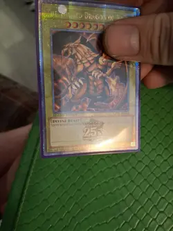 Yu-Gi-Oh! TCG Set of Egyptian God Cards (Obelisk, Ra, Slifer) QCSR LE LC01 - Image 2