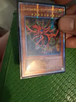 Yu-Gi-Oh! TCG Set of Egyptian God Cards (Obelisk, Ra, Slifer) QCSR LE LC01 - Image 3