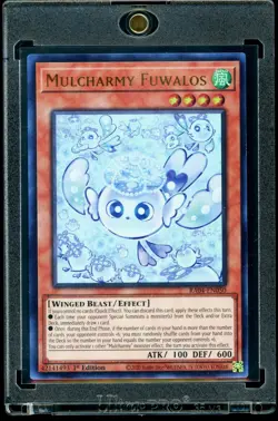 Mulcharmy Fuwalos RA04-EN050 Ultra Rare LP Quarter Century Stampede CARD ONLY - Image 1
