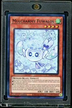 Mulcharmy Fuwalos RA04-EN050 Super Rare LP Quarter Century Stampede CARD ONLY - Image 1