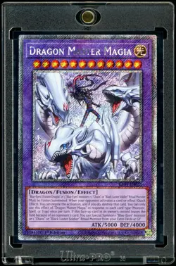 Dragon Master Magia RA04-EN055 Platinum Secret Rare PSR Near Mint NM CARD ONLY - Image 1