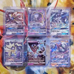 Solgaleo + Lunala + Lycanroc + Silvally + 2 more GX - Pokemon Cards - Lot #361 - Image 1