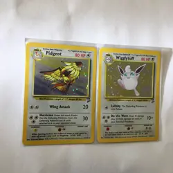 Vintage Pokemon Card Holo Lot Base Set Swirl Rare NM Excellent 1999-2000 - Image 1